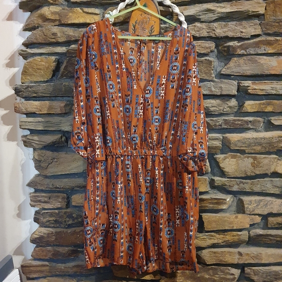 Forever 21 Pants - Size 2X Forever 21 geometric pattern playsuit